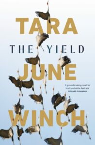 Image shows cover of Tara June Winch's novel The Yield